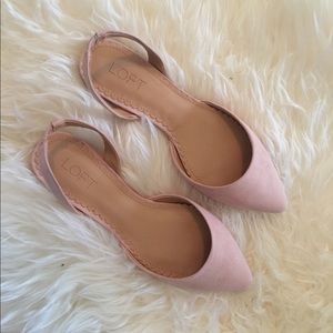 NWOT Loft Slingbacks